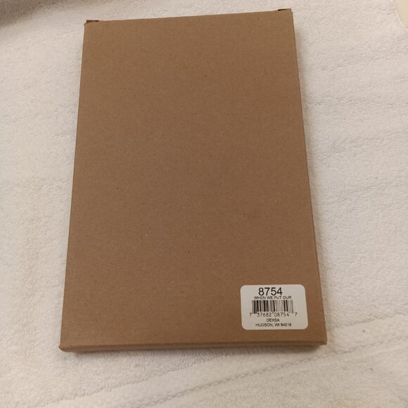 DEXSA WOODEN PLAQUE "WHEN WE PUT OUR..." (NEW IN BOX) - ITEM #8754 - Picture 4 of 5